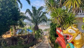 Huay Xai Road to Mekong River, Laos